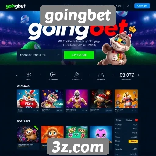 Análise da interface do usuário do site Goingbet